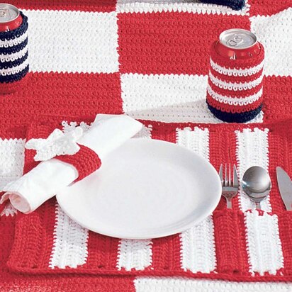 Roll and Go Placemats in Lily Sugar 'n Cream Solids