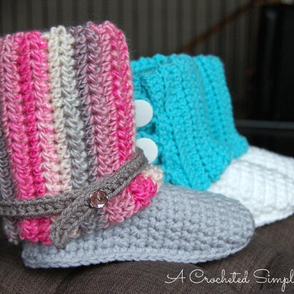 Kid's Slouchy Slipper Boots