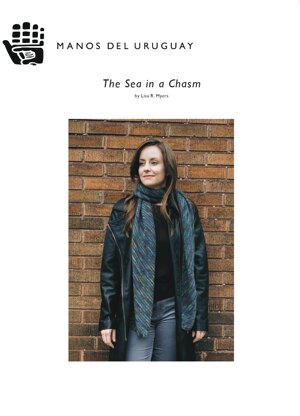 The Sea in the Chasm Scarf in Manos del Uruguay Cabrito & Alegria - F117 - Downloadable PDF