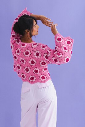 Carnation Hexagon jumper
