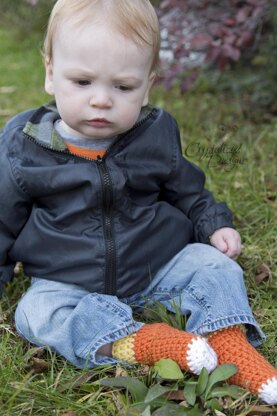 Candy Corn Socks Baby Sizes