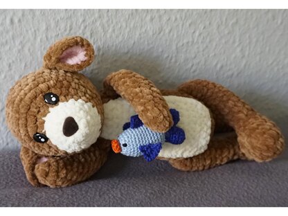 Crochet Pattern Otter Otti and his Fish!