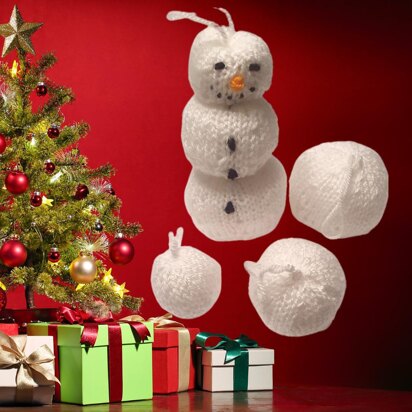 Three in 1 Snowman / Snowball Bauble