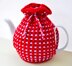 Basket Ribbed 4 Cup Teapot Cosy Knitting Pattern