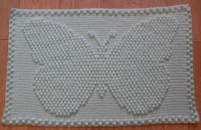 Small Butterfly Baby Blanket