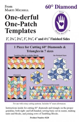 Marti Michell 60-degree Diamond Quilting Template