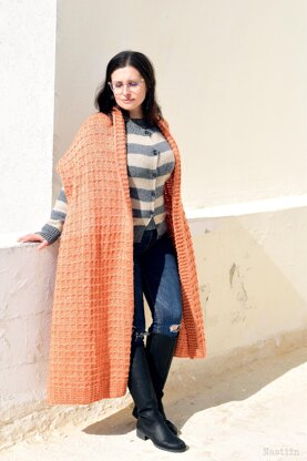 Lavedita oversized knit scarf