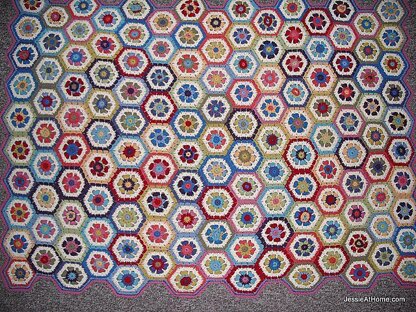 Flower to Hexagon Blanket