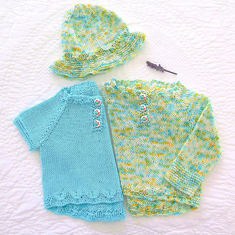 MK#63 Baby Set Knitting pattern by Minimal Knits | LoveCrafts