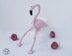 Small pink flamingo