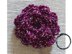 Crochet pattern keychain Rose