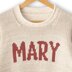 Womens knit sweater Mary - Knitting Pattern