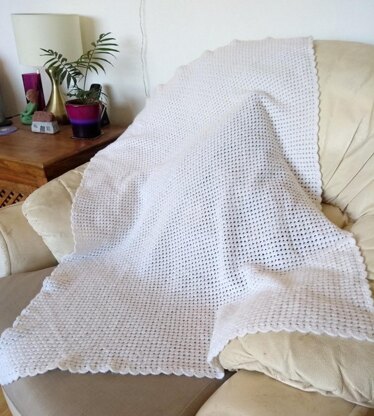 Snuggle - Diagonal Crochet Baby Blanket