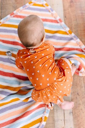 Gracie Stripes Baby Blanket