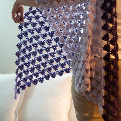 Eulerian Triangles Shawl