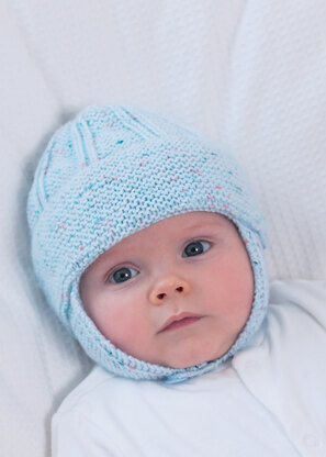 Baby's Bonnets and Helmets in Sirdar Snuggly 4 Ply 50g - 1371 - Downloadable PDF