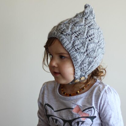 Leaf Lace Pixie Bonnet