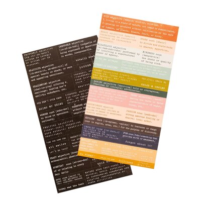 American Crafts Heidi Swapp - Care Free Definition Stickers 58/Pkg