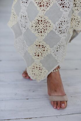 Crochet motif dress
