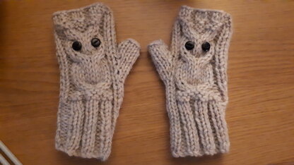 Owl mitts