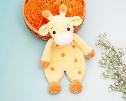 Giraffe lovey crochet pattern