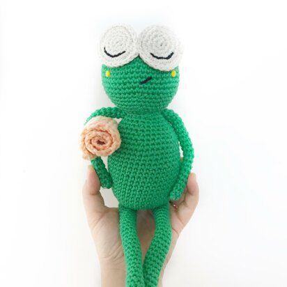 Yogi Frog Amigurumi