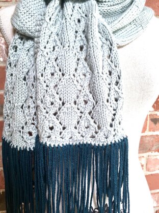 Diamonds and Lace Scarf