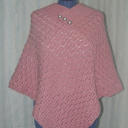 Irish Rose Poncho