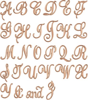 Spellbinders Glimmer Hot Foil Plate - Copperplate Majuscules