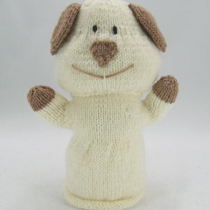 Dog Puppet - knitting pattern