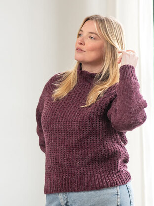 Hanneli Jumper in Berroco  Remix Chunky - Downloadable PDF