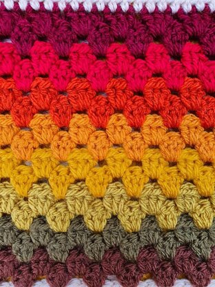 Cosy Autumn Rainbow Blanket - US Terms