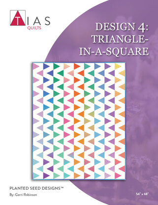 Riley Blake Triangle-In-A-Square Quilt 4 - Downloadable PDF