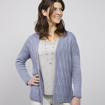 768 Neves Cardigan - Knitting Pattern for Women in Valley Yarns Charlemont