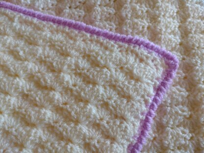 Shell Stitch Baby Blanket