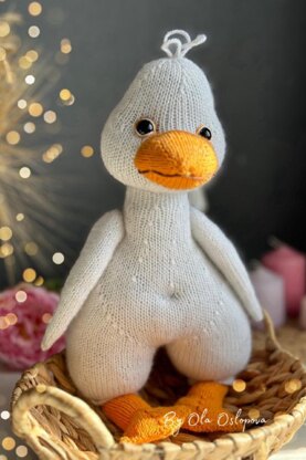 Christmas Goose Knitting Pattern