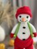 Snowman knitting pattern