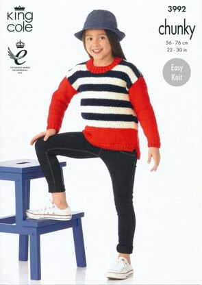 Sweaters in King Cole Comfort Chunky - 3992