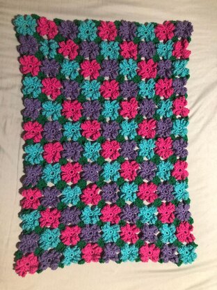 Mae's Flower Garden Afghan