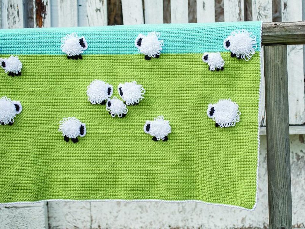 Counting 2025 sheep blanket