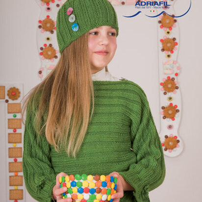 Aprica Jumper and Hat Set in Adriafil Mirage - Downloadable PDF