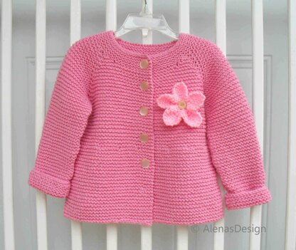 Children’s Cardigan with Embellishments