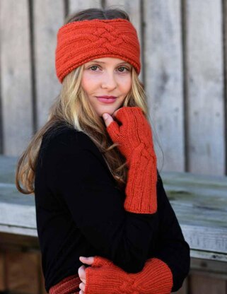 Petrine Headband & Wristlets in Juniper Moon Farm Fourteen - Downloadable PDF