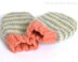 Stripe Baby Mittens