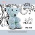 Creative World Of Crafts Knitty Critters - Sky the Teddy Bear Crochet Kit - Multi