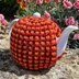 Retro Tweed 4 Cup Teapot Cosy Knitting Pattern.