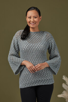 Valley Yarns 471 Kohl Lace Pullover PDF