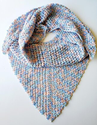 Picot Mesh Shawl