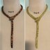 Reversible Bead Crochet Snake Necklace