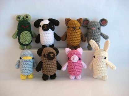 Little Critters Crochet Amigurumi Pattern Set